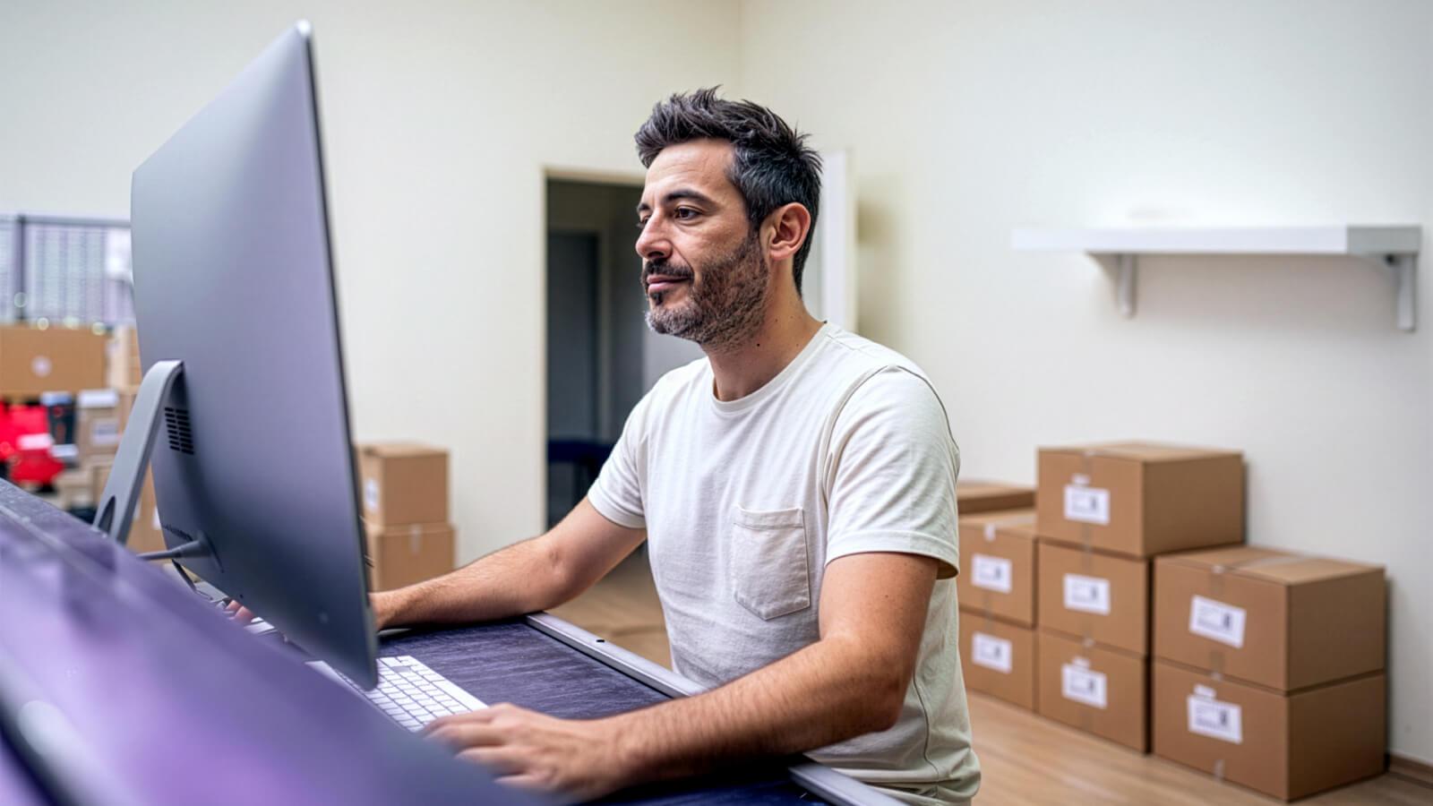 Moto de Cabify Logistics haciendo un envío